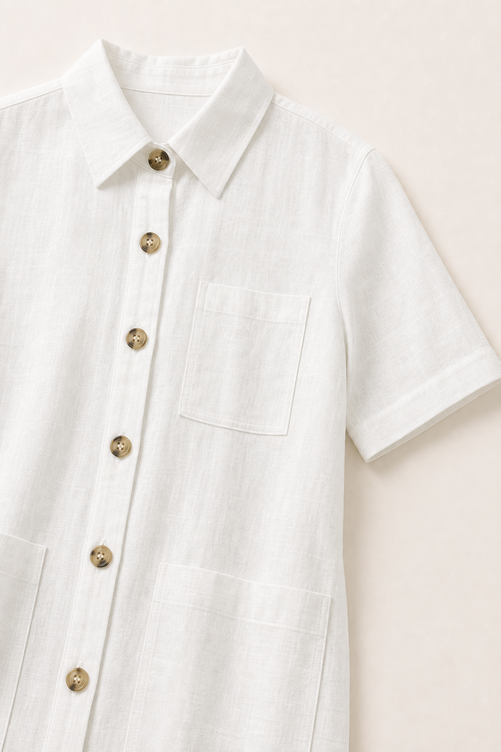 Vestido camisa minimalista com botoes - JMTRICK standard-5 04 版型结构细节