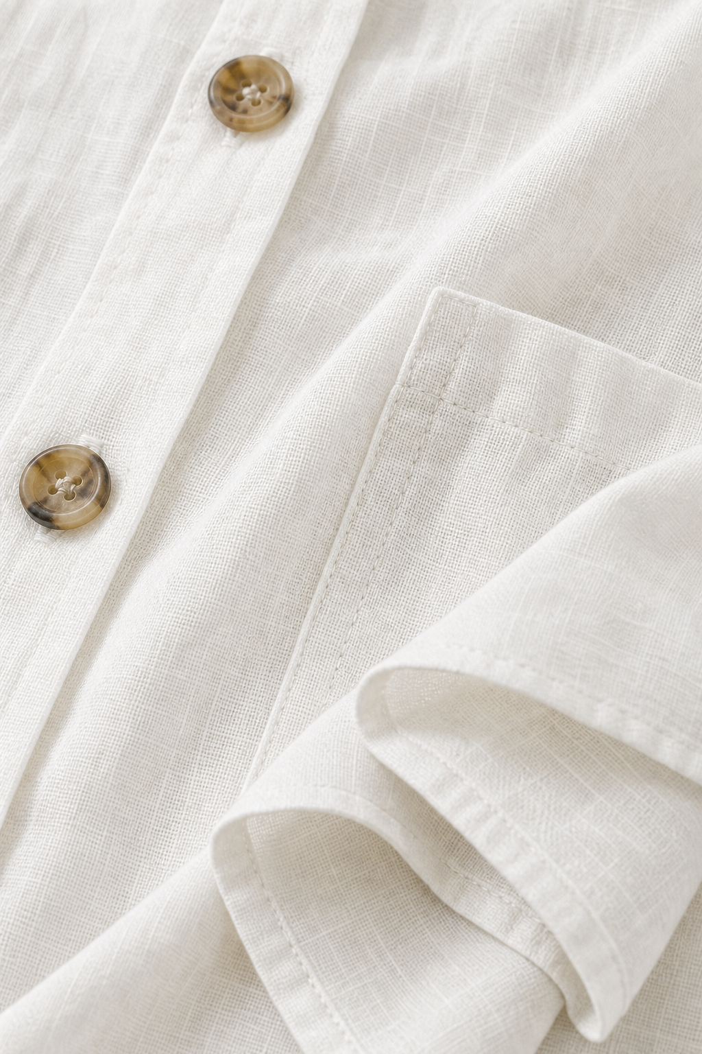 Vestido camisa minimalista com botoes - JMTRICK standard-5 05 面料细节