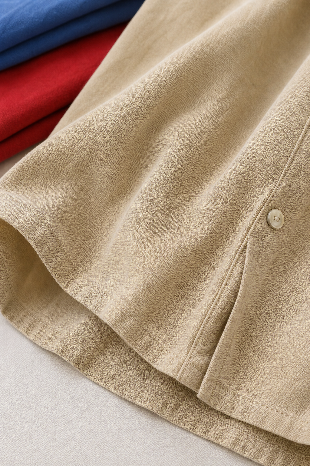 Vestido regata liso multicores - JMTRICK standard-5 05 面料细节-纯色轻薄面料