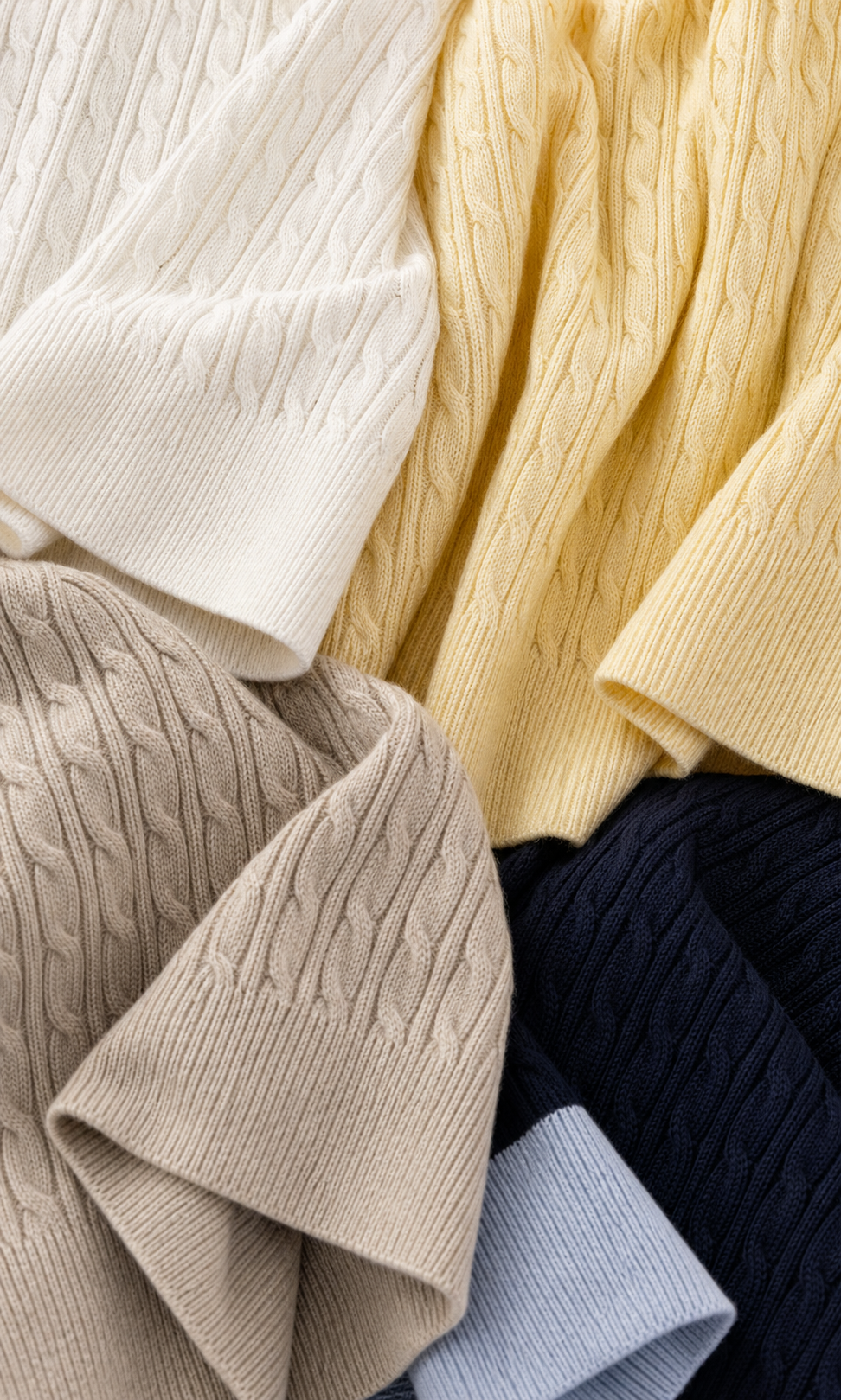 Cardigan tricot listrado com gola - JMTRICK standard-5 05 面料细节-轻薄绞花针织