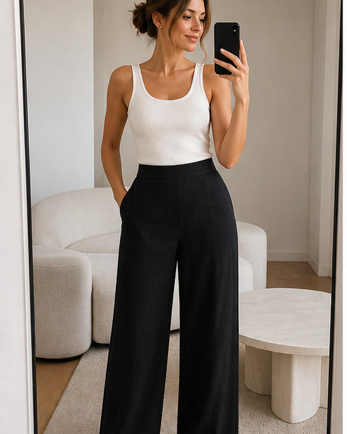 Calca pantalona reta